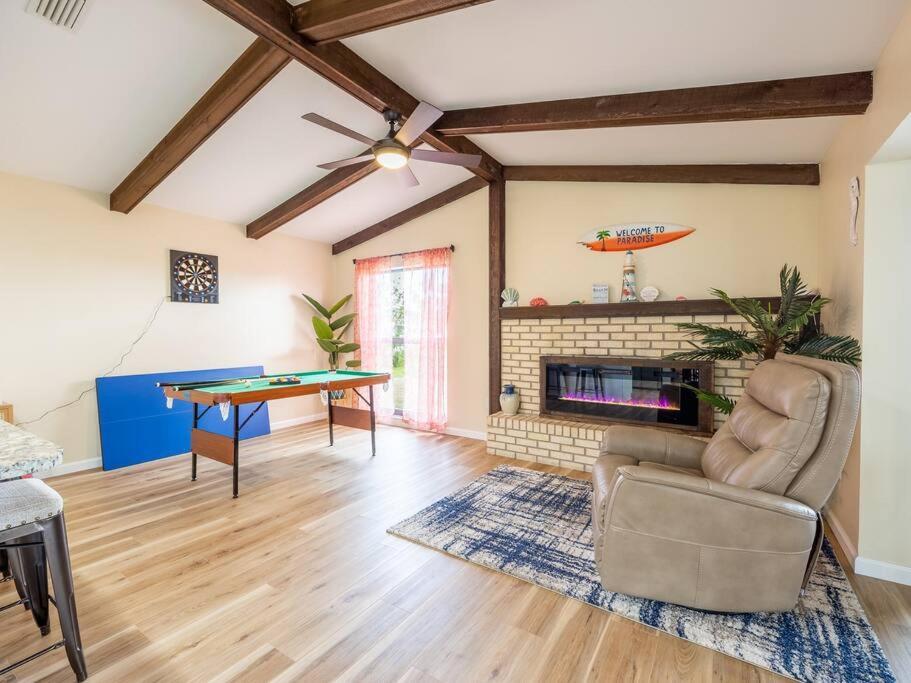 Englewood, Manasota Keys - 2 Bedroom Luxury Villa, Pool, Game Room, 6 Min To Beaches Next To Canal Exterior photo